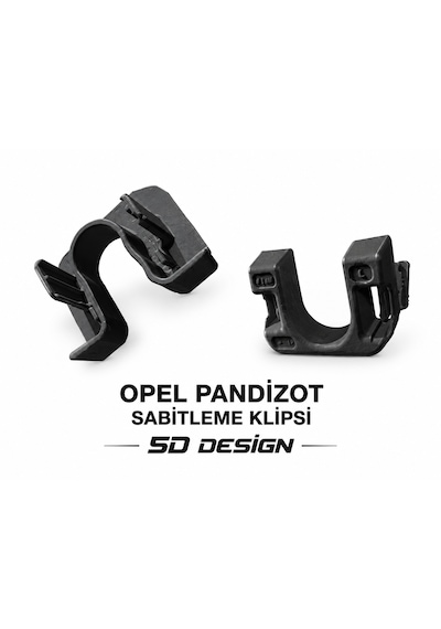 Opel Crossland,corsa D, Corsa E, Mokka Arka Bagaj Pandizot Sabitleme Klipsi 2 Adet Sağ Sol Set -