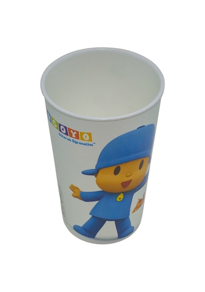 Çocuk Bardağı Sevimli Bardak 200 Ml 4'lü Set Beyaz