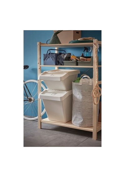 Ikea Ivar Yan Ünite, Çam, 30x124 Cm