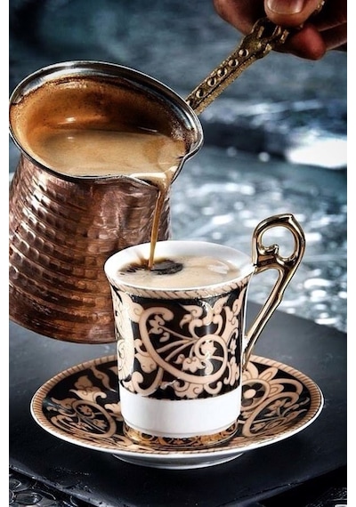 Cezve 7 No 7 Fincanlık Bakır