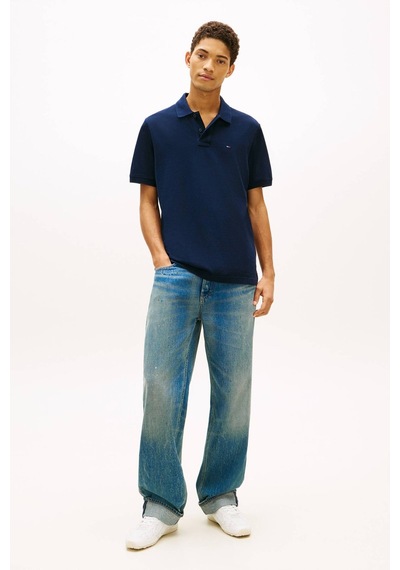 Tommy Jeans Erkek Tişört-dm0dm22711 Mavi