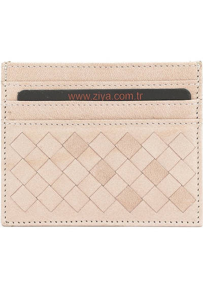 Ziya, Unisex Hakiki Deri Kartlık 1539852z05 Pudra 1539852z05 402 Pudra