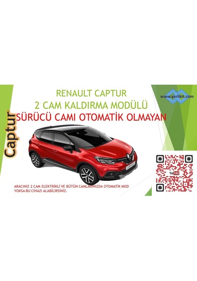 Renault Captur 2 Li Cam Modülü Sürücü Camı Otomatik Olmayan