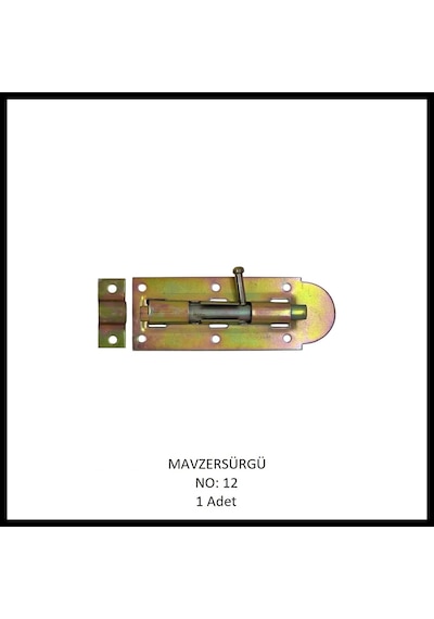 Mavzer Sürgü No: 12 Sarı