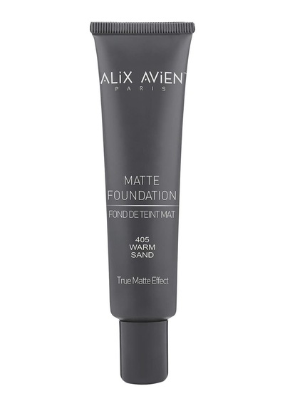 Uzun Süre Kalıcı Doğal Mat Bitişli E Vitamini Içeren Mat Fondöten - Matte Foundation 405 Warm Sand Çok Renkli
