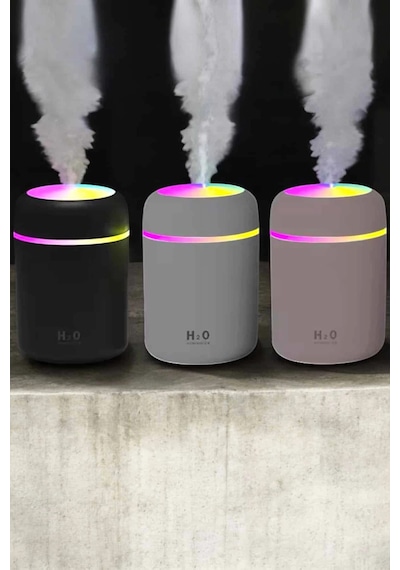 Cj Humidifier Ultrosonik Buharlı Hava Temizleyici Hava Nemlendirici Taşınabilir - Beyaz