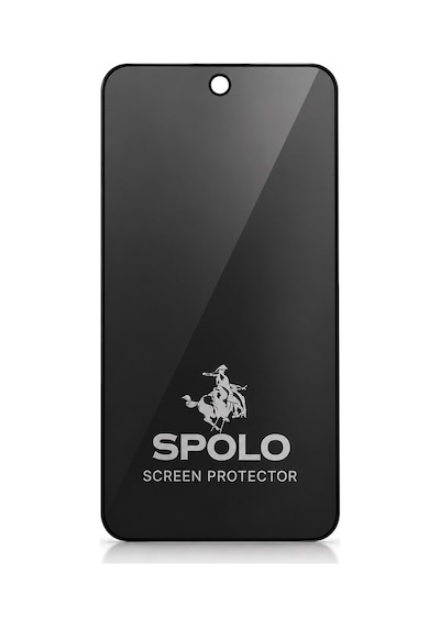 Spolo Apple iPhone Uyumlu  17 Pro Max Hayalet Ekran Koruyucu Gizlilik Camı Yan Görüş Önleyici