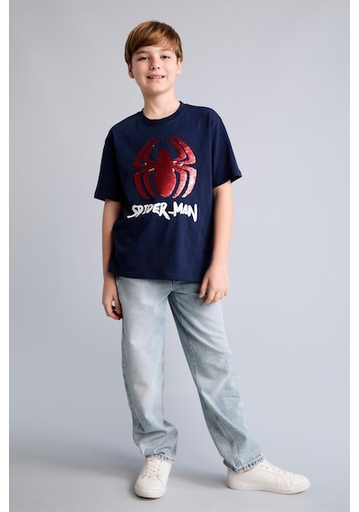 Defacto %100 Pamuk Loose Fıt Düz Paça Açık Mavi Jean Pantolon Erkek Çocuk H2152a826aunm39 Mavi-nm39