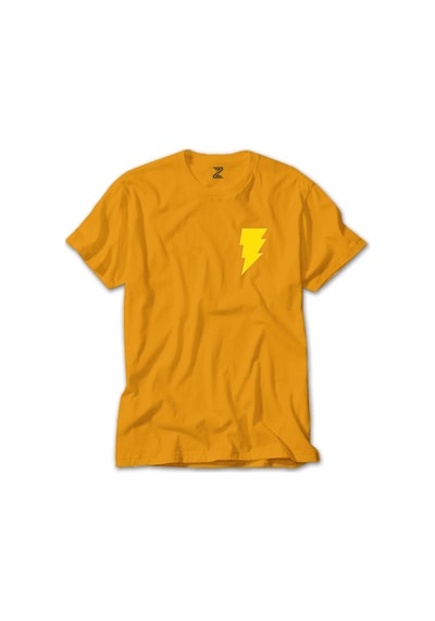 Black Adam Yellow Logo Sarı Tişört Sarı