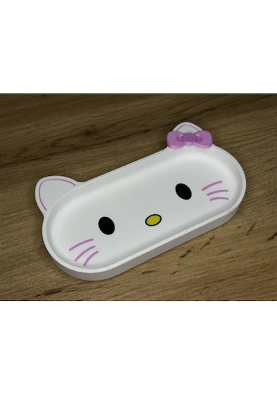 Hello Kitty Karakter Figür Tasarımlı Gözlük Tutucu Ve Çok Amaçlı Organizer