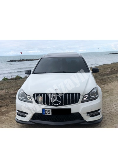 Mercedes W204 C180 Makyajlı Ön Lip Plastik C180 Ön Ek C180 Karlık
