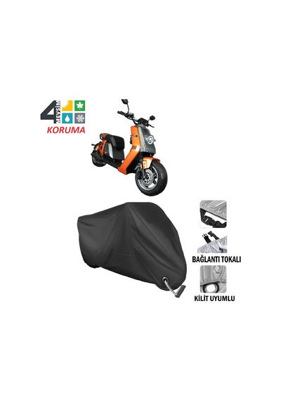 Musatti Sport 701 Pro Branda Motosiklet Brandası Bağlantı,kilit Uyumlu Siyah