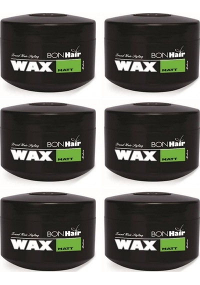 Bonhair Profesyonel Matt Wax 6 x 140 ML