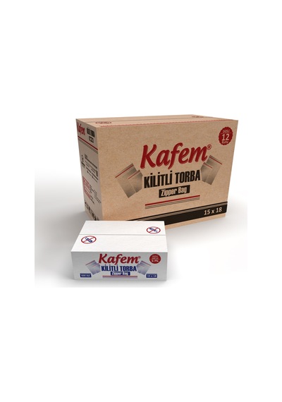 15 x 18 CM Kilitli Poşet / Naylon Torba ( 7.200 Adet ) Koli - Kafem