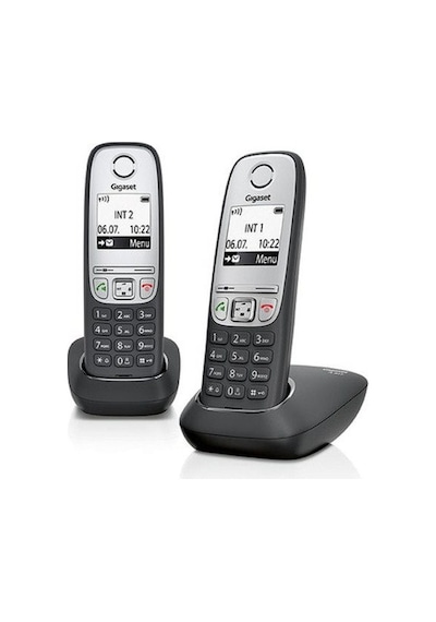 Gigaset A415 Duo Dect Telefon Siyah-Gri