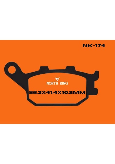 Yamaha Mt09 / Sp 900 2014 North King Organik Arka Fren Balatası Nk174