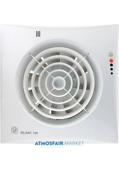 Silent 300 Chz Sessiz. Timer 'Lı. Nem Sensörlü 150 'Lik Banyo Fan