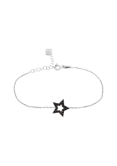 Emılıano Jewellery 925 Ayar Gümüş Yıldız Bileklik Gümüş - Rose Gold