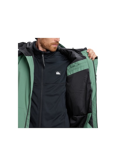 Quıksılver Quiksilver Mission Block Jk Erkek Yeşil Snowboard Ceketi Gnd0 Yeşil