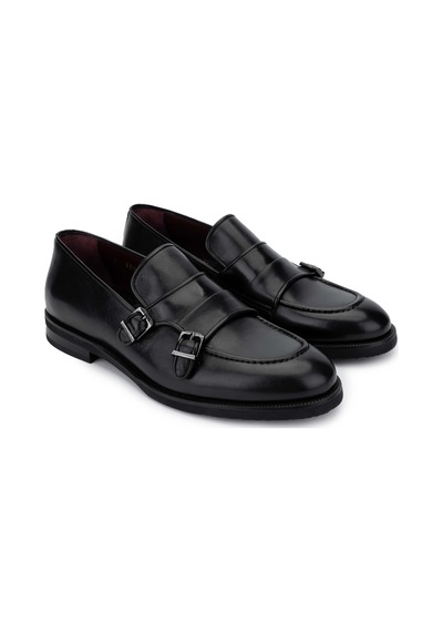 Tamer Tanca Erkek Hakiki Deri Siyah Loafer Ayakkabı 342 8809 Erk Ayk Sk24-25 Syh/syh Bfl Siyah