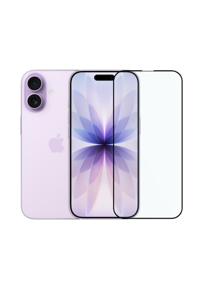 Safeus Tam Kaplayan Parmak İzi Bırakmayan Safir Ekran Koruyucu Cam, Apple Uyumlu iPhone 17 İle