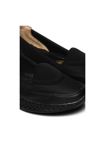 Bestello Bağcıksız Poli Taban Comfort 018-f218-24k Kadın Ayakkabı Siyah