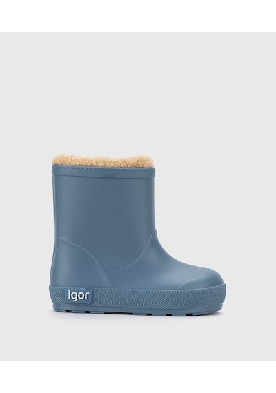 İgor Igor W10306-213 Yogi Borreguito Unisex Çocuk Yağmur Çizmesi Petrol