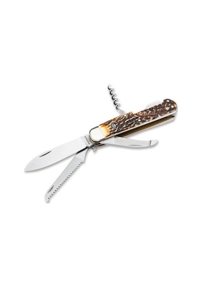 Böker Manufaktur Hunters Knife Quadro Cpm Çok Amaçlı Kamp Çakı Kemik