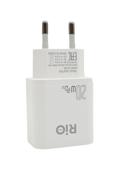 Rio Tech Model G3 20w Hızlı Şarj Adaptörü Usb Power Delivery 3.0
