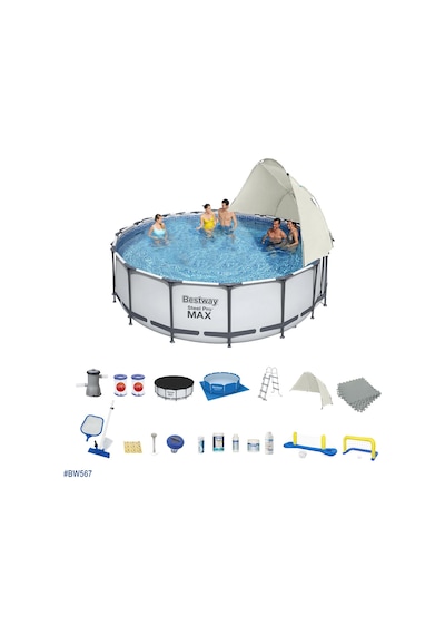 Bestway Gölgelikli Prefabrik Full Havuz Seti 457x122cm Bw567 56438