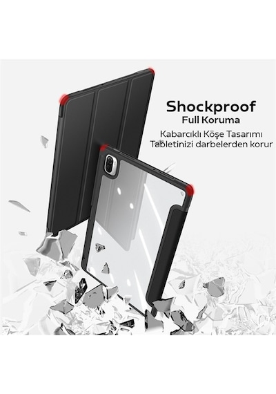 Dux Ducis Xiaomi Uyumlu Mi Pad 5 - 5 Pro Kılıf Kalem Bölmeli Toby Serie