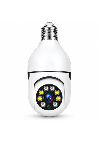 Ultratekno Lf-h68 E27 Wifi Ampul Kamera 360 1080p Gece Görüşlü Hareket Sensörlü Ip Kamera Yoosee