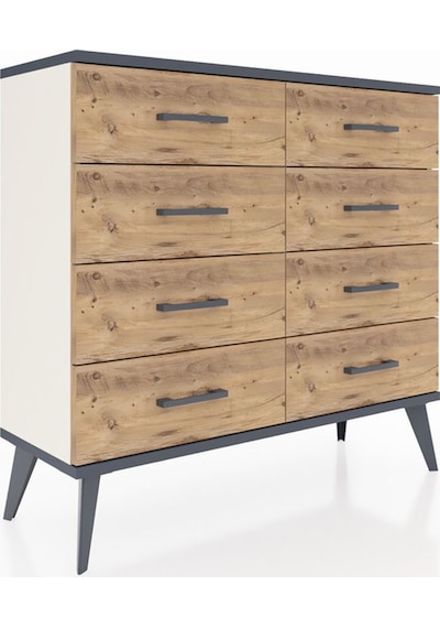 Arges Şifonyer 8 Çekmeceli 88x30x80 Aytaşı-antrasit/çam Antrasit/çam Arges Şifonyer 8 Çekmeceli 88x30x80 Aytaşı-antrasit/çam Antrasit/çam