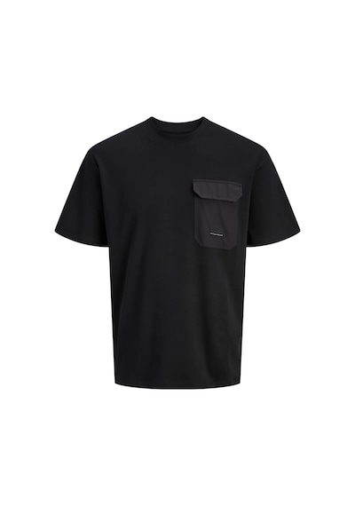 Jack & Jones Jack&jones Jcofusıon Pocket Tee Ss Erkek T-shirt 12293064 Siyah