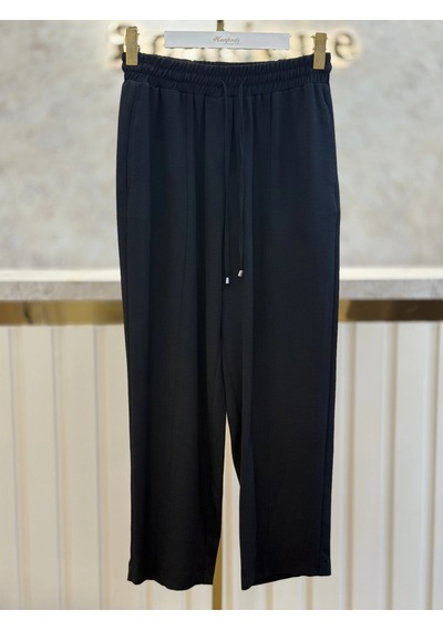 Sentez Sz-5642-s Siyah Renk Beli Lastikli Pantolon 1