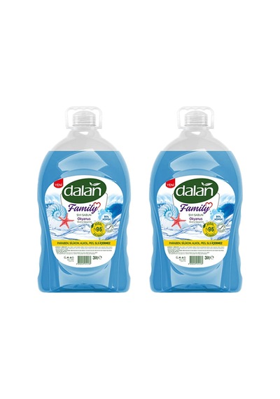 Sıvı Sabun Family 3 Litre Okyanus 2 Adet