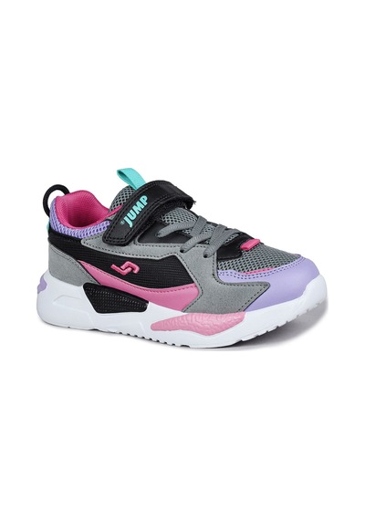 Jump 30058p Çocuk Sneaker Spor Ayakkabı Gri / Fuşe Gri - Fuşya