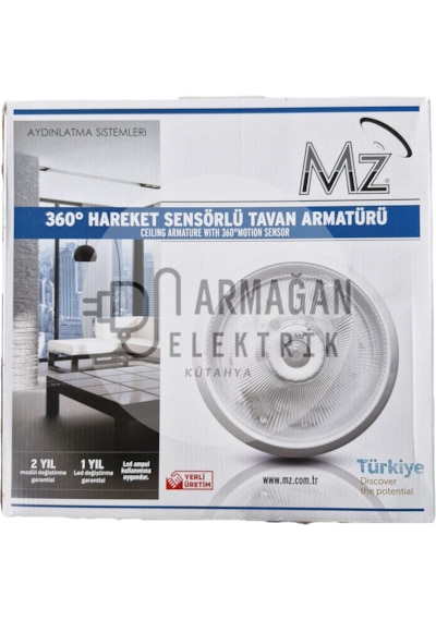 Acil Kitli Sensör 2 Led Ampullü Beyaz mz 360