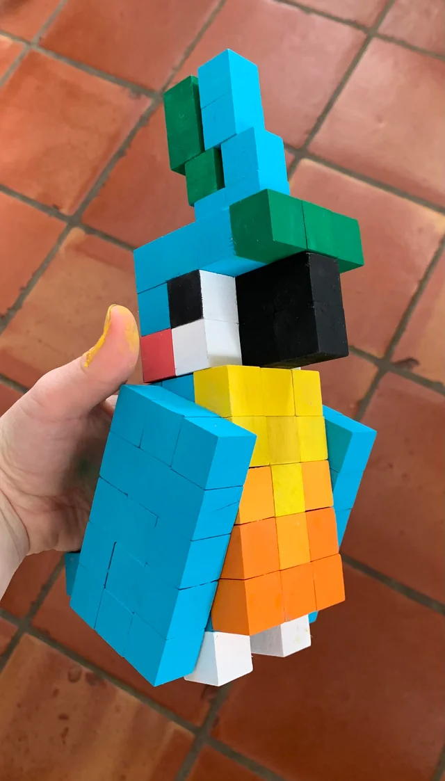 Nest Woodtr 1x1x1cm 100 Adet Mdf Küp Ham Doğal Boyanabilir Mdf Küp Minecraft Küp Zeka Oyunu