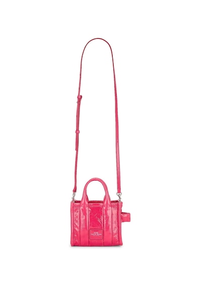 The Shiny Crinkle Micro Tote Pembe