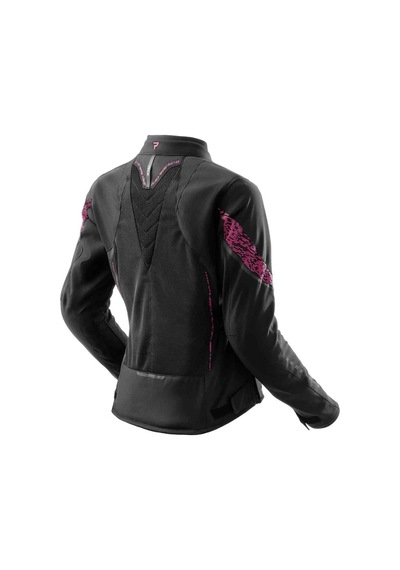 Rebelhorn Jax Lady Kadın Motosiklet Montu Siyah - Pembe