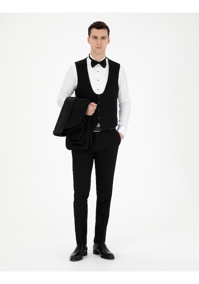 Pierre Cardin Erkek Siyah Smokin 50285477-Vr046 Siyah