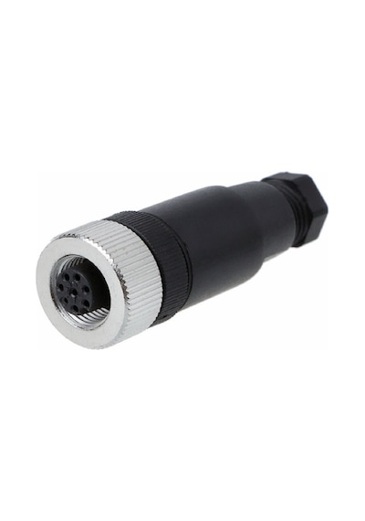 Zhong M12pg-8a ,m12/8-pin Düz Dişi Soket