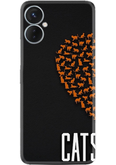 Tecno Spark 9T Kilif Silikon Desen Cats 1792 566399998