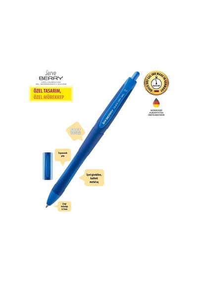 Tr Berry Jel Kalem 07mm Turuncu 05 Genel