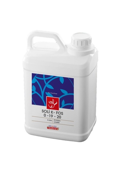 Sıvı Potasyum Fosfor ÇözeLisi Gübre Soli K-Fos 0-19-20 (5 L)