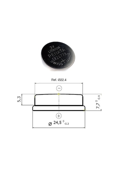 950mAh ile Renata CR2477N lityum pil