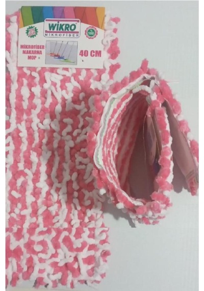 Wikro 3 Adet Mikrofiber Makarna Mop 40 Cm