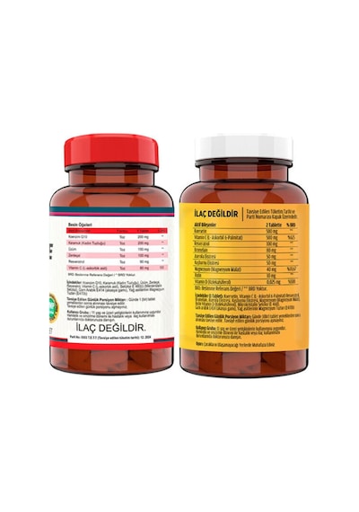 Nevfix Coenzyme Q10 120 Tablet & Kuersetin Ester C 60 Tablet
