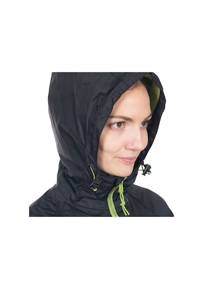 Trespass Trespass Qikpac Jacket - Unisex Packaway Unisex Yeşil Yağmurluk 10003 Siyah